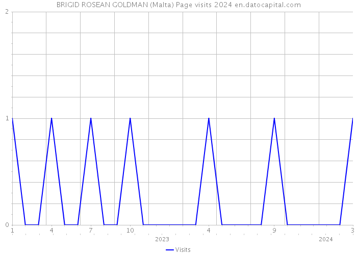 BRIGID ROSEAN GOLDMAN (Malta) Page visits 2024 