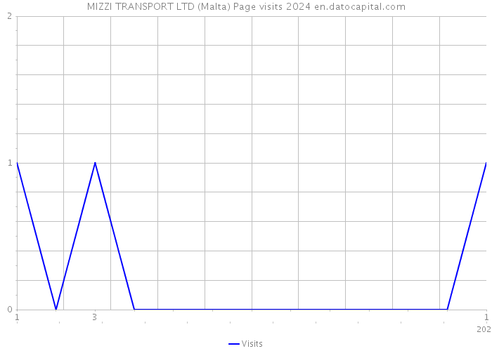 MIZZI TRANSPORT LTD (Malta) Page visits 2024 