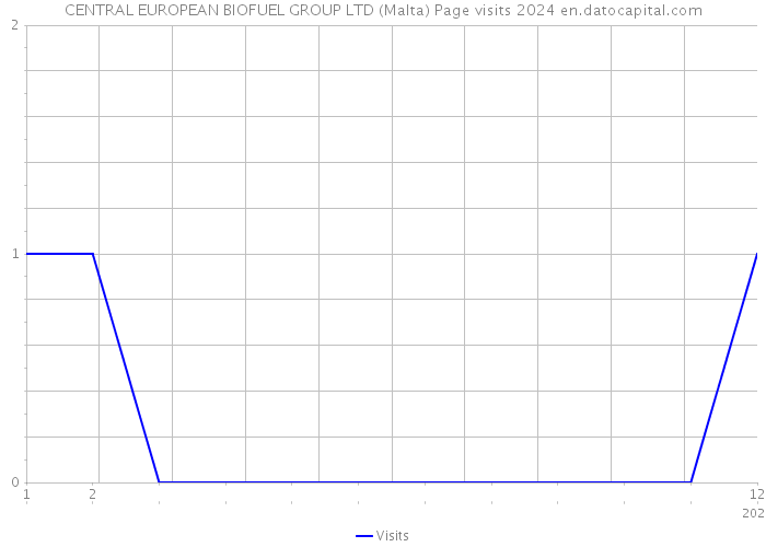 CENTRAL EUROPEAN BIOFUEL GROUP LTD (Malta) Page visits 2024 