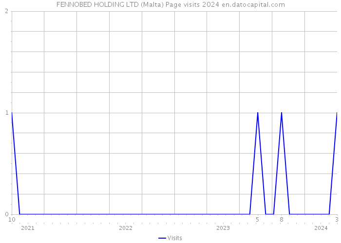 FENNOBED HOLDING LTD (Malta) Page visits 2024 