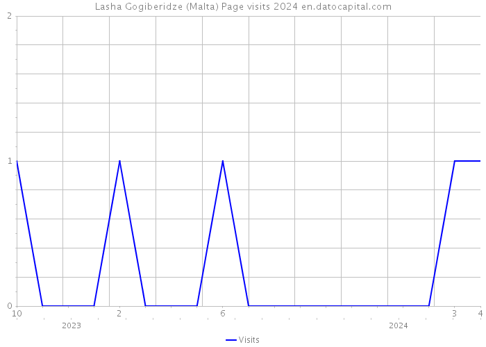 Lasha Gogiberidze (Malta) Page visits 2024 
