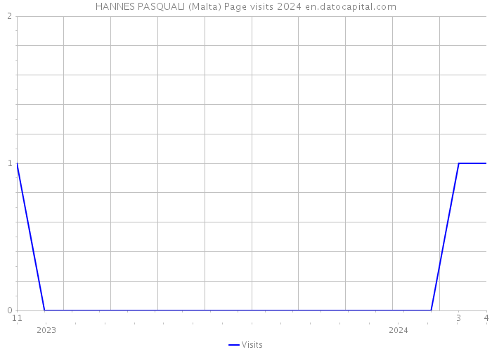 HANNES PASQUALI (Malta) Page visits 2024 