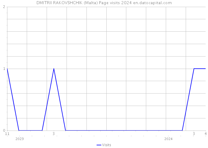 DMITRII RAKOVSHCHIK (Malta) Page visits 2024 
