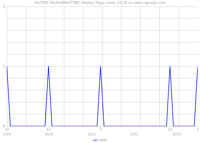 PATRIK MUHLEMATTER (Malta) Page visits 2024 
