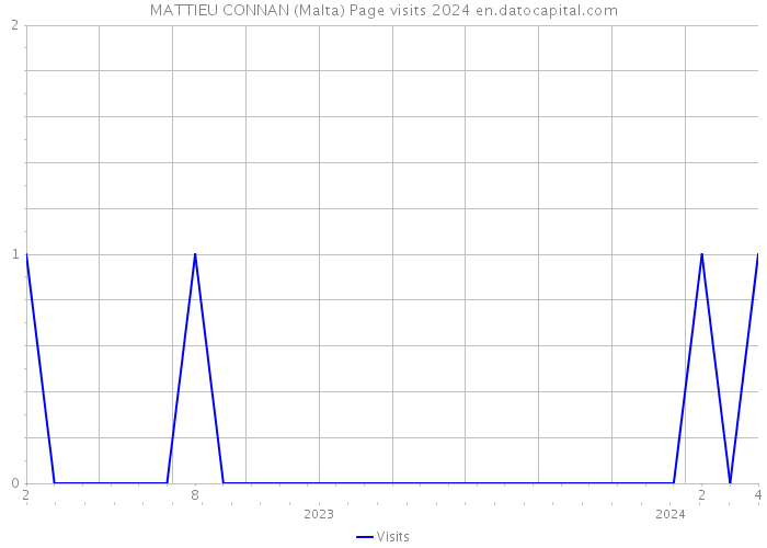 MATTIEU CONNAN (Malta) Page visits 2024 
