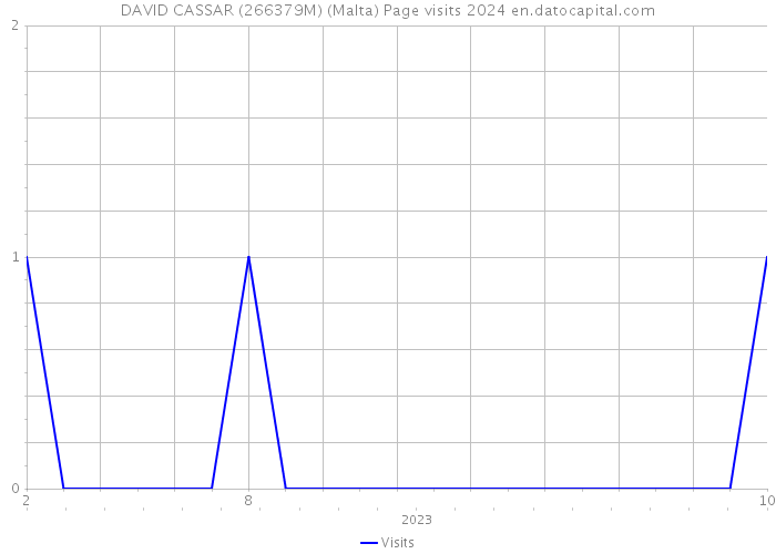 DAVID CASSAR (266379M) (Malta) Page visits 2024 
