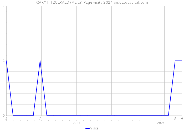 GARY FITZGERALD (Malta) Page visits 2024 