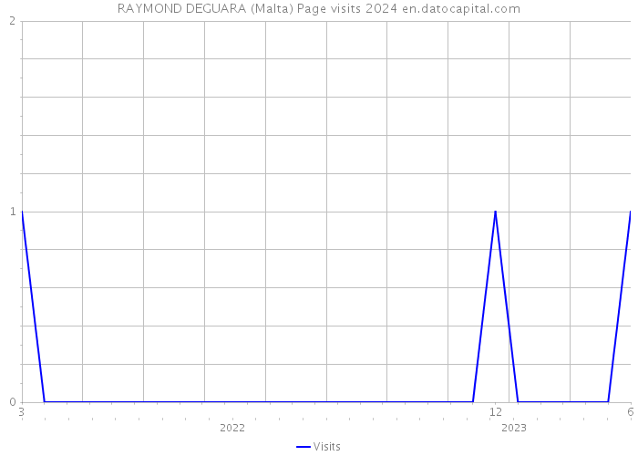 RAYMOND DEGUARA (Malta) Page visits 2024 
