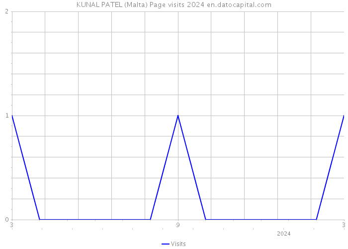 KUNAL PATEL (Malta) Page visits 2024 