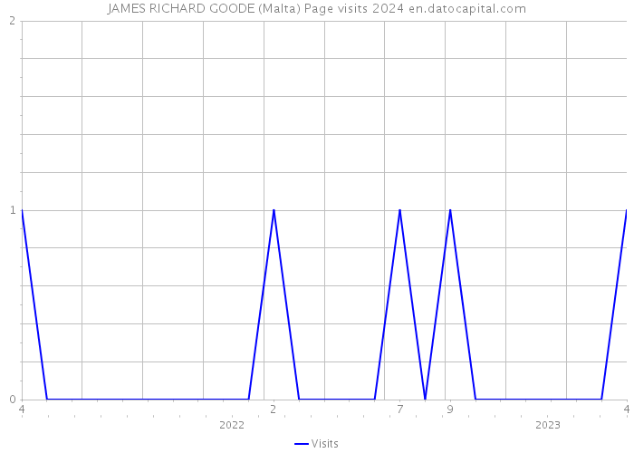 JAMES RICHARD GOODE (Malta) Page visits 2024 