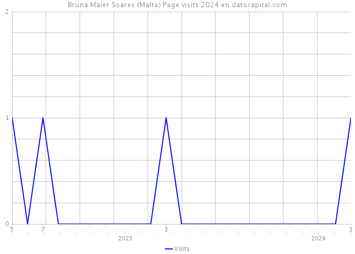 Bruna Maier Soares (Malta) Page visits 2024 