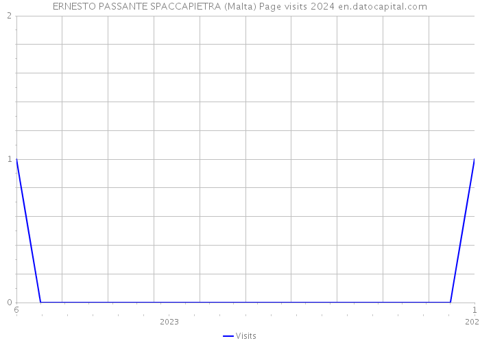 ERNESTO PASSANTE SPACCAPIETRA (Malta) Page visits 2024 