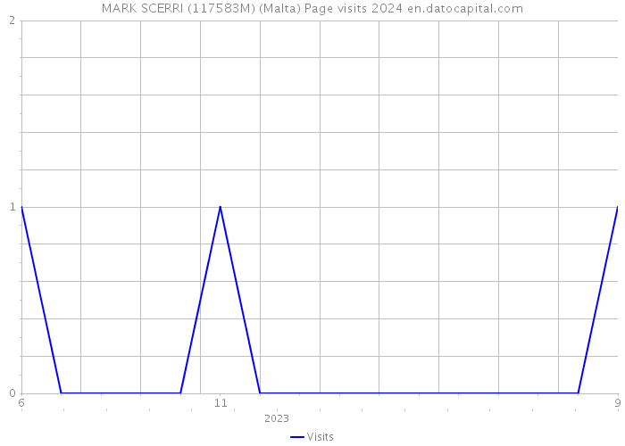MARK SCERRI (117583M) (Malta) Page visits 2024 