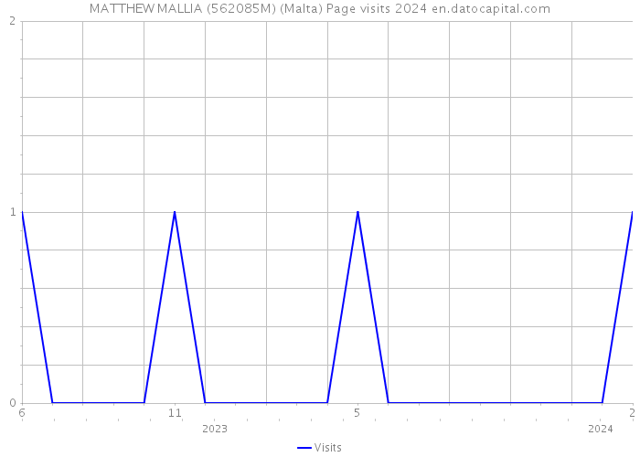 MATTHEW MALLIA (562085M) (Malta) Page visits 2024 