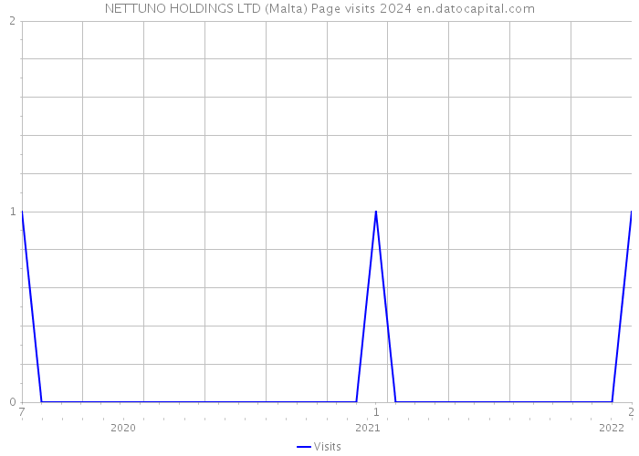 NETTUNO HOLDINGS LTD (Malta) Page visits 2024 