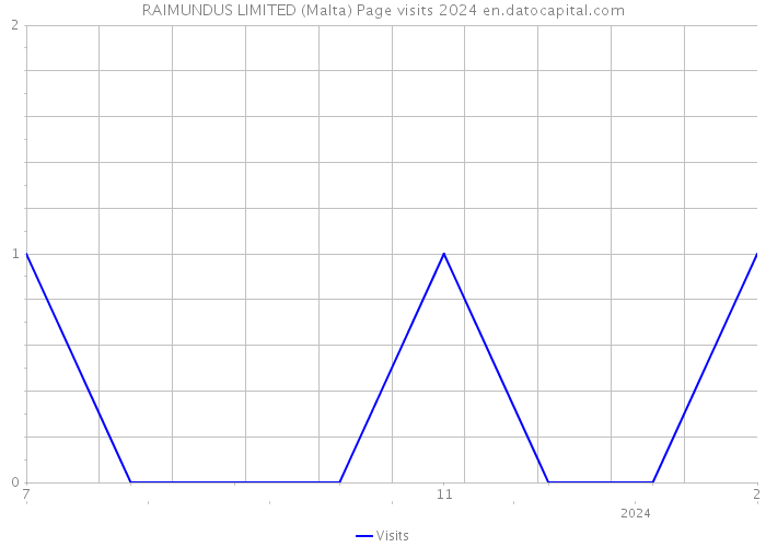 RAIMUNDUS LIMITED (Malta) Page visits 2024 
