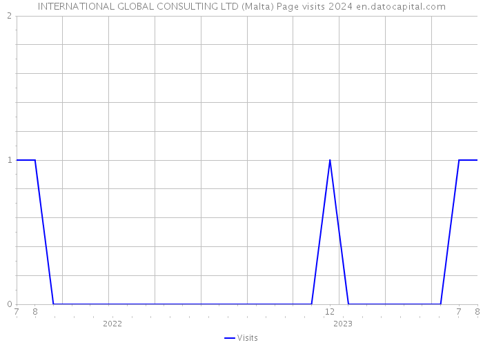 INTERNATIONAL GLOBAL CONSULTING LTD (Malta) Page visits 2024 
