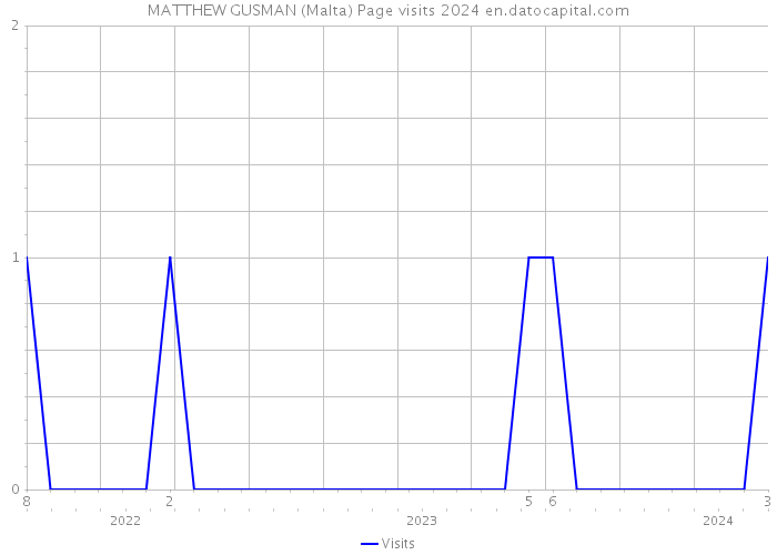 MATTHEW GUSMAN (Malta) Page visits 2024 