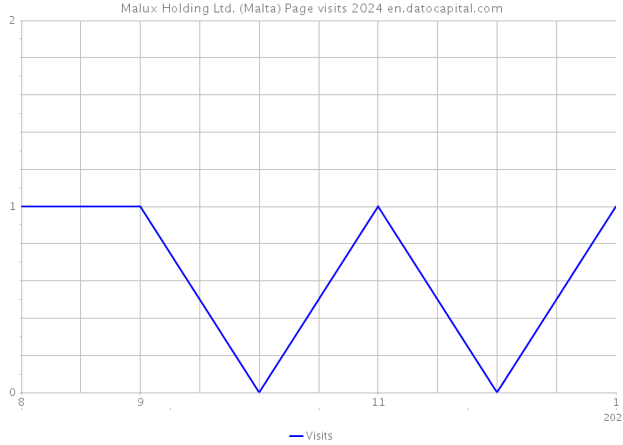 Malux Holding Ltd. (Malta) Page visits 2024 