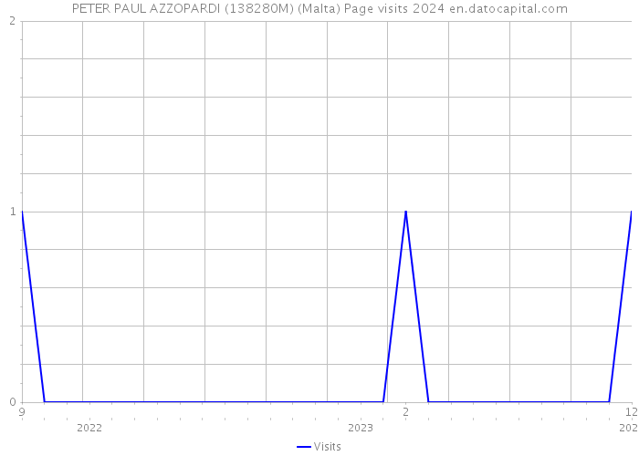 PETER PAUL AZZOPARDI (138280M) (Malta) Page visits 2024 