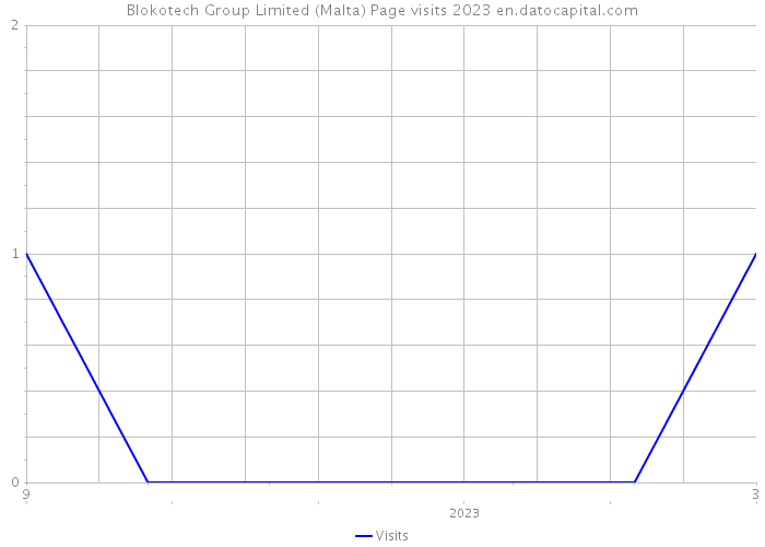 Blokotech Group Limited (Malta) Page visits 2023 
