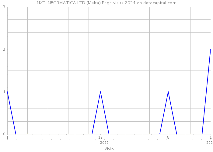 NXT INFORMATICA LTD (Malta) Page visits 2024 