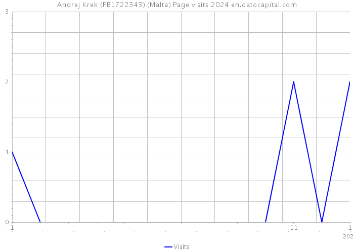 Andrej Krek (PB1722343) (Malta) Page visits 2024 