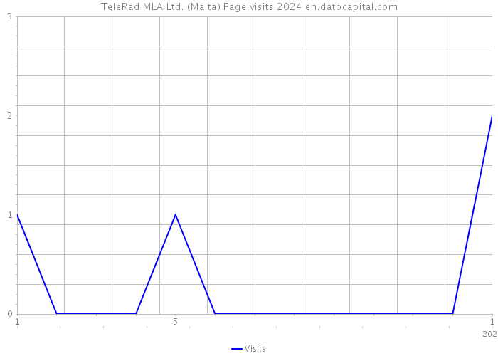 TeleRad MLA Ltd. (Malta) Page visits 2024 