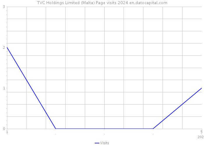 TVC Holdings Limited (Malta) Page visits 2024 