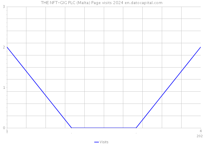 THE NFT-GIG PLC (Malta) Page visits 2024 