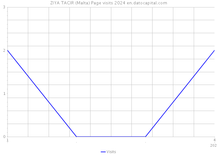 ZIYA TACIR (Malta) Page visits 2024 