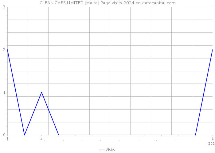 CLEAN CABS LIMITED (Malta) Page visits 2024 