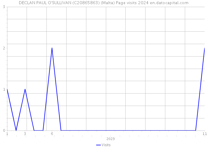 DECLAN PAUL O'SULLIVAN (C20865863) (Malta) Page visits 2024 
