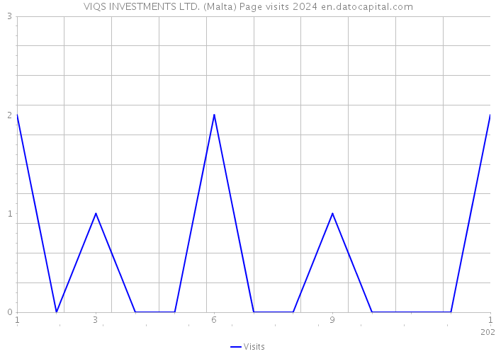 VIQS INVESTMENTS LTD. (Malta) Page visits 2024 