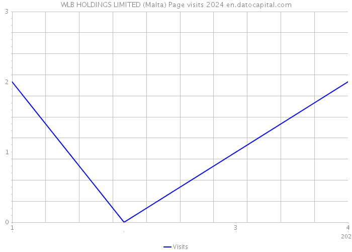 WLB HOLDINGS LIMITED (Malta) Page visits 2024 