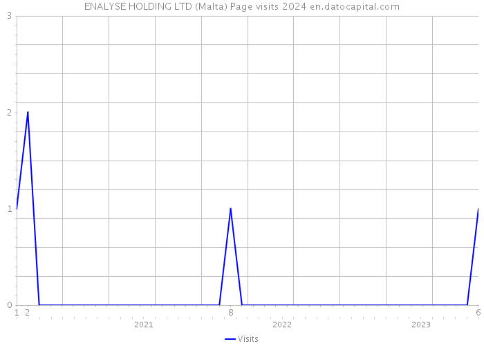 ENALYSE HOLDING LTD (Malta) Page visits 2024 
