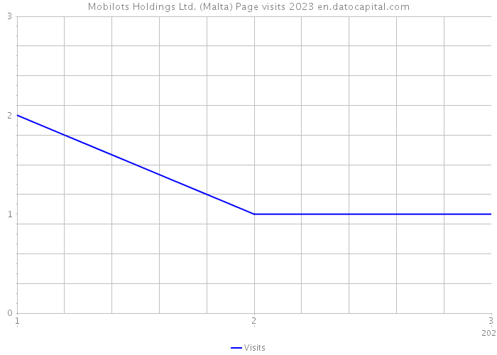 Mobilots Holdings Ltd. (Malta) Page visits 2023 
