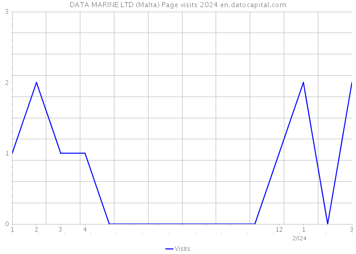 DATA MARINE LTD (Malta) Page visits 2024 