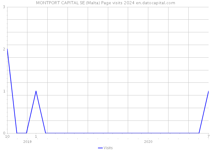 MONTPORT CAPITAL SE (Malta) Page visits 2024 