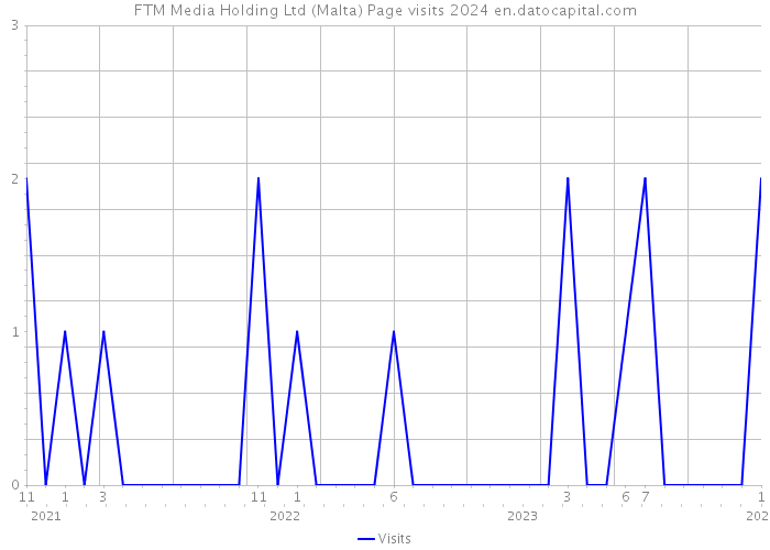 FTM Media Holding Ltd (Malta) Page visits 2024 
