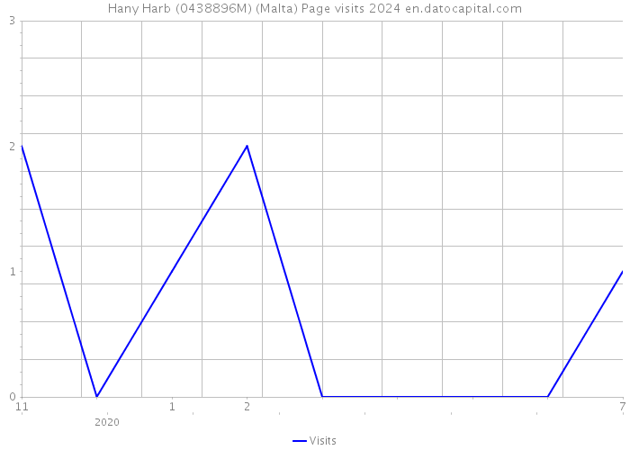 Hany Harb (0438896M) (Malta) Page visits 2024 