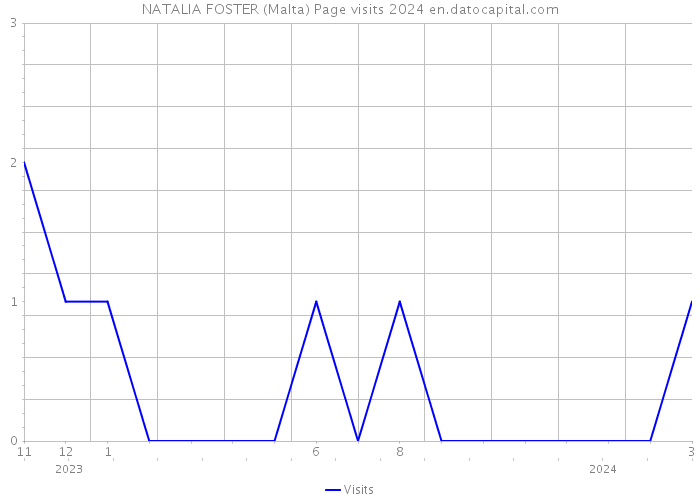 NATALIA FOSTER (Malta) Page visits 2024 