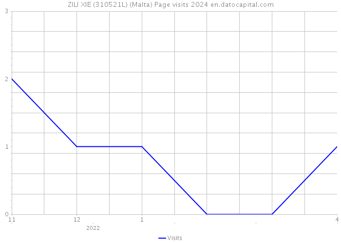 ZILI XIE (310521L) (Malta) Page visits 2024 