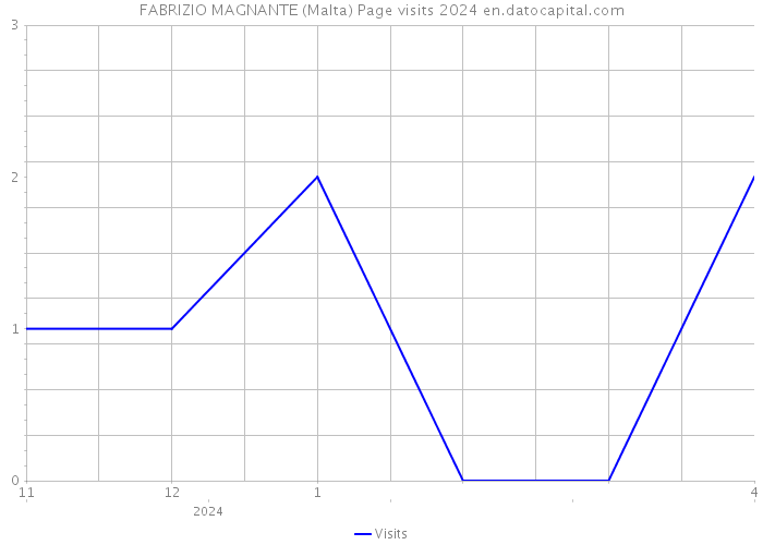 FABRIZIO MAGNANTE (Malta) Page visits 2024 