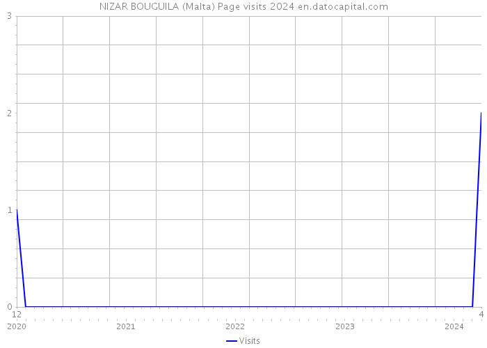 NIZAR BOUGUILA (Malta) Page visits 2024 