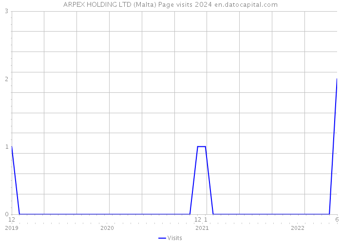 ARPEX HOLDING LTD (Malta) Page visits 2024 