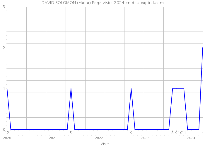 DAVID SOLOMON (Malta) Page visits 2024 