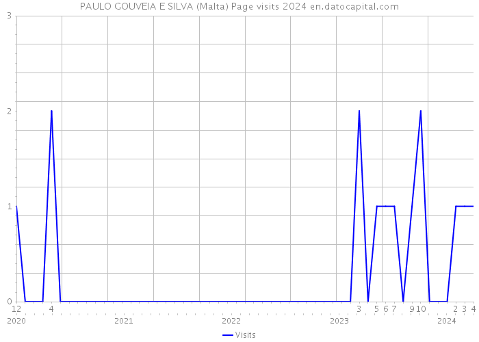 PAULO GOUVEIA E SILVA (Malta) Page visits 2024 