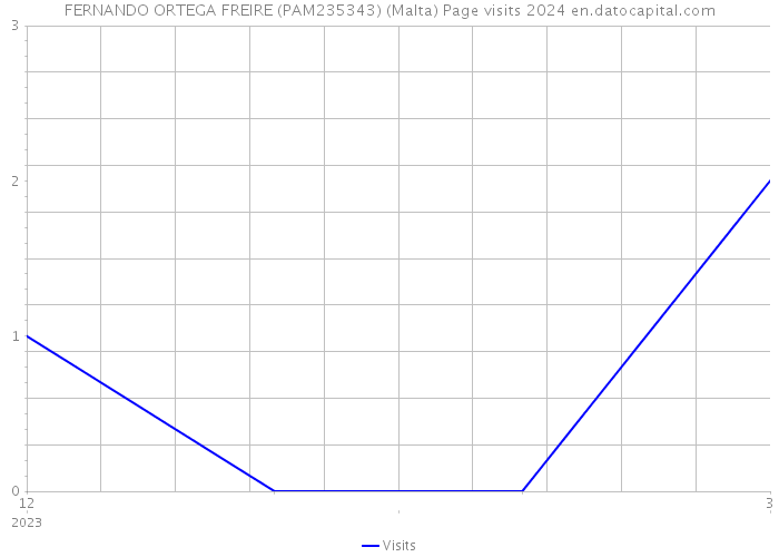 FERNANDO ORTEGA FREIRE (PAM235343) (Malta) Page visits 2024 