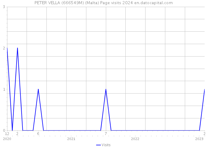 PETER VELLA (666549M) (Malta) Page visits 2024 
